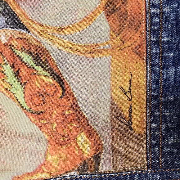 Vintage Doreman Burns Cowgirls western denim cowgirl Duster - Picture 7 of 9